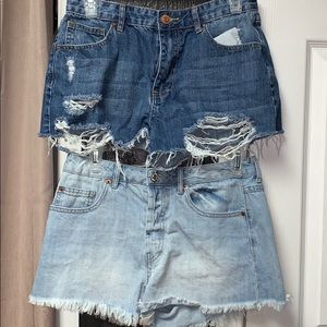 Jean shorts (2/$8)